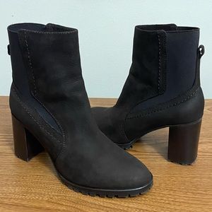 Massimo Dutti leather booties, Sz 6, excellent condition